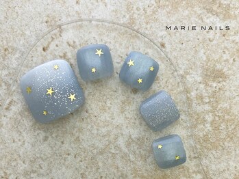 マリー ネイルズ いわきラトブ店(MARIE NAILS)/定額7,700円税込 フット 0821d