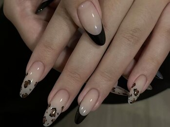 フレンチとヒョウ柄