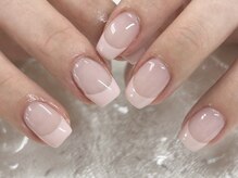 クプ アイラッシュプラス(qup)/ベース有フレンチネイル¥8000