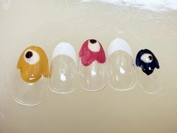 マリメッコ×フレンチネイル