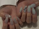 ピアス/ミントカラー/staff:Noa