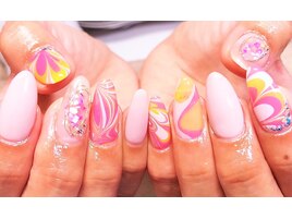 ウォーターマーブルnail☆