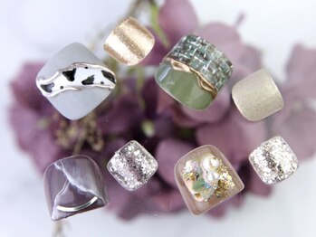 フットネイルサンプル☆