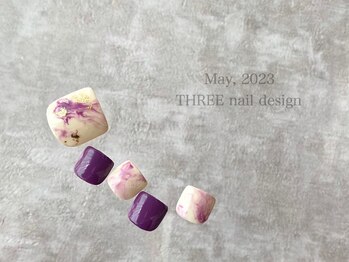 スリー(THREE)/May 2023/nail design