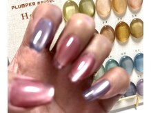 シュガーファイブ ネイル(Sugar5 nail)の雰囲気（表参道発enoiのプランパーマグネット＋ジェルチップの長さ出し）