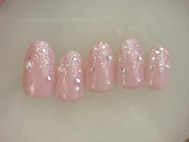 ラメグラデーションネイル