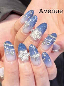 アベニュー(Avenue)の写真/【カラー300色・定額アート100種類以上】人気ジェル・マグネット・フラッシュ・ミラーネイル多数ご用意♪