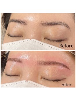 エムアンド(m&)/眉WAX+眉カラー