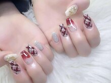 ハラ(Hara)/チェック　リース　グラ