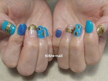 ケイアイエムネイル(KIM nail)/arabian×turquoise blue