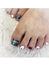 ソワ(sowa)/クリスマスネイル　フットネイル