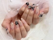 プティ アイビューティ 北浜店(peTiT eyebeauty)/リボンネイル　韓国ネイル