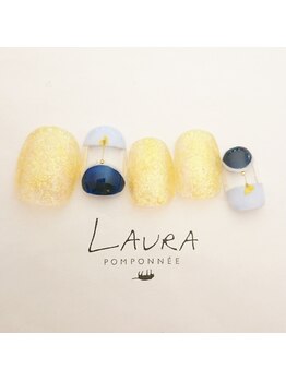 ローラポンポニー(Laura pomponnee)/押し花をちょこんと