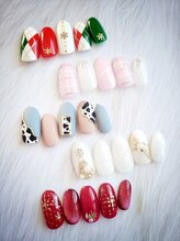 ネイルステーション ブルー(Nail Station BLUE)/11・12月　定額デザイン5700