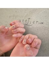 アトリエ プラス リム(atelier +LIM)/チューリップネイル