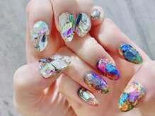 ネイルマフィア 渋谷(NAIL MAFIA)/ストーン盛りキラキラネイル