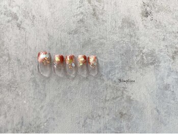 シンプリー 西荻窪店(Simpliee)/定額ネイル￥6900