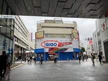 GiGOの看板が見えてきます♪