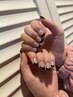 【Hand】ワンカラー＋フレンチ  ¥8250