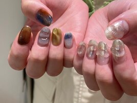 <ハンド>デザインシンプルネイル