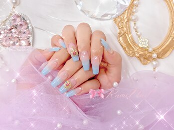 ワンホンネイル 新宿(Rumi Nail)/長さだし/カラーグラデーション
