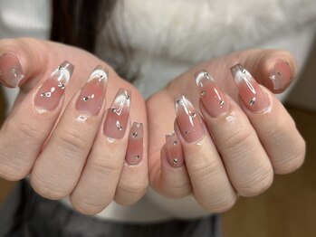 ウサギネイル 新大久保店(usagi nail)/マグネットフレンチ