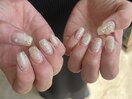 フラワーニュアンスネイル