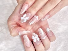 ロングネイルならお任せ下さい！長さだし、スカルプメニュー有り