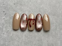 ニアウネイル(niau nail.)/Heart×ribbon