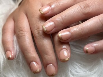 シンプルゴールドフレンチ