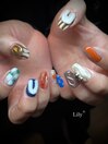 【 個性派ネイル 】