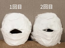 ルアナ(Luana)/1回目と2回目の変化　小顔ヘッド