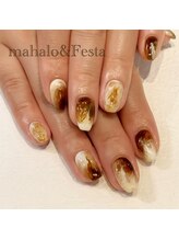 マハロ アンド フェスタ 長野店(mahalo&Festa)/カフェラテネイル