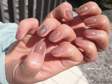 ケイアイエムネイル(KIM nail)/pink brown×magnet