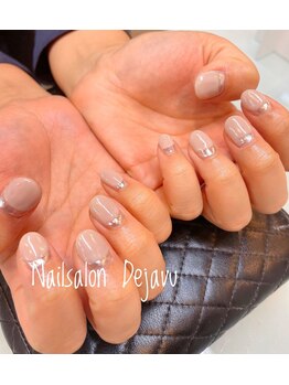 デジャヴ(Dejavu)/ミラーフレンチネイル