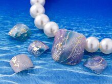 カラーズ 浜松店(colors)/大理石ネイル☆