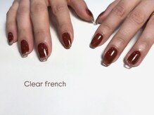 ネイルズオブレオ 梅田(Nails of LEO)の雰囲気（【LEO nails】オシャレ上級☆クリアフレンチ￥8800から(オフ込)）