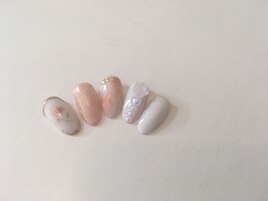 ¥7,800 デザインネイル【バラ】
