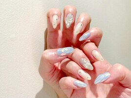 ニュアンスネイル/リボンネイル