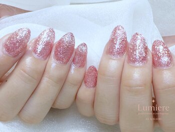Pink glitter