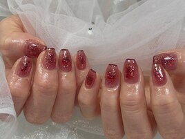 チェリーなチークネイル