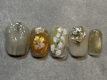 カラネイル 南森町店(calla nail)/お花ニュアンスネイル