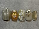 お花ニュアンスネイル