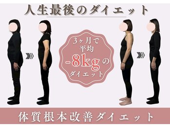 ヒッカ 仙台(HIKKA SINCE1990)の写真/リバウンドするダイエットとはおさらば！3ヶ月で平均マイナス8kg、食べながら整える習慣へ。
