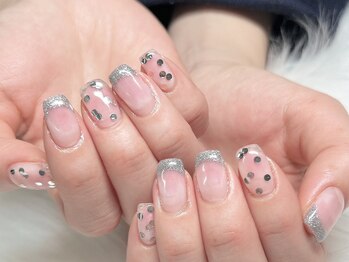 リフュージュ 隠れ家/ドット/ホロ/ストーン/フレンチ