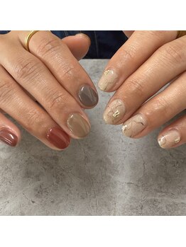 タグネイル(tag nail.)/アシンメトリー