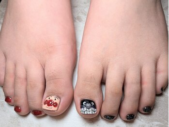 チモカネイル(CHIMOKA NAIL)/アンパンマン集結¥10500