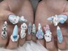【GOGO】スカルプに3d量産つけ放題19980円（Acryl nails & 3D）渋谷