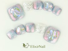 エリクサーネイル 新宿3丁目(Elixir Nail)/フット やり放題/クーポン使用