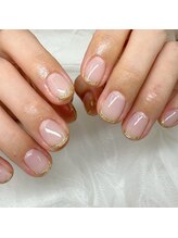 エミーネイル(Amie NAIL)/ミラーニュアンスフレンチ